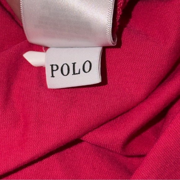 Polo Ralph Lauren Girls Large 10/12 Logo Floral Cotton Jersey T-shirt Pink Dress - Picture 6 of 9